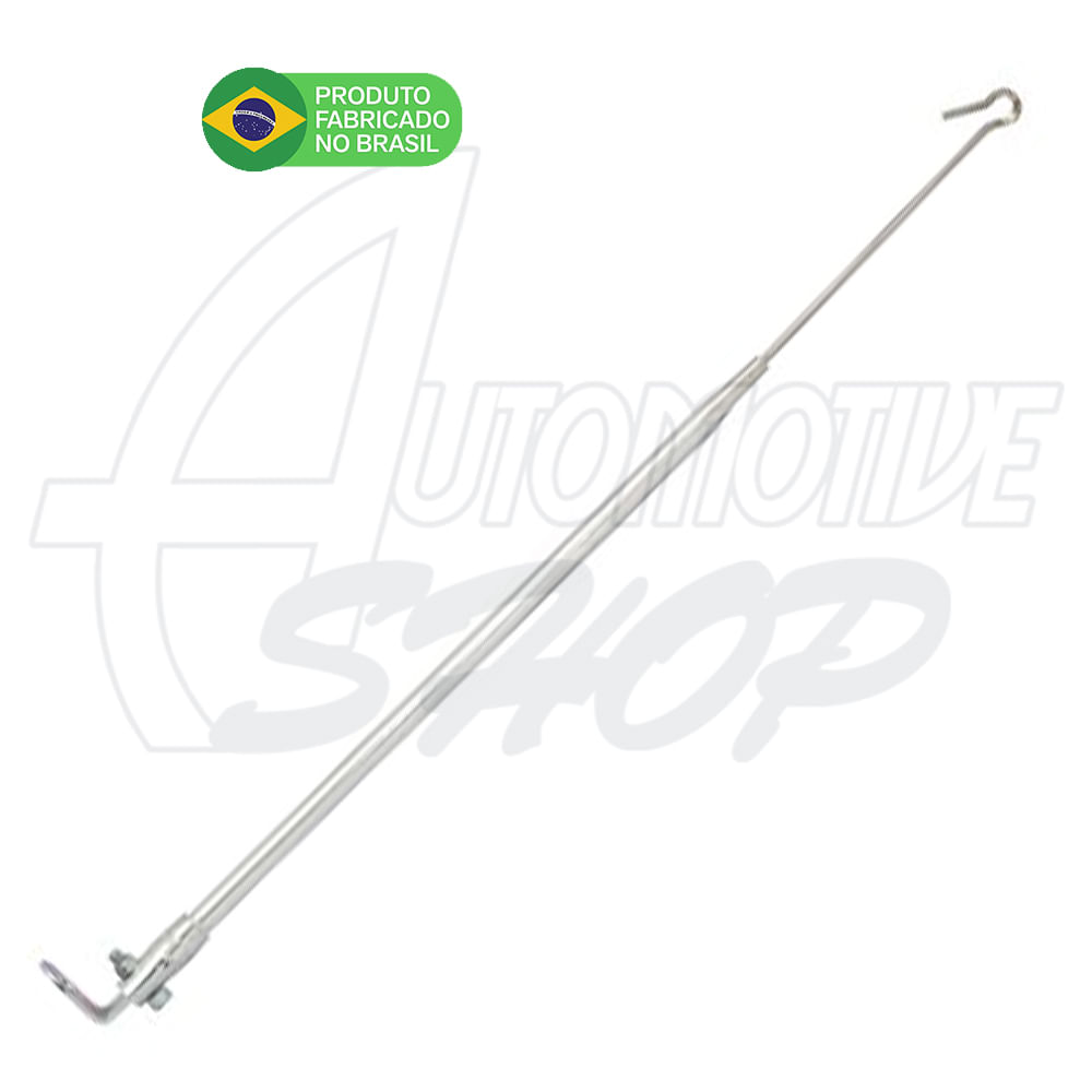 Antena Corta Pipa Moto Retrati Retrovisor Aço Inox Zincda M9