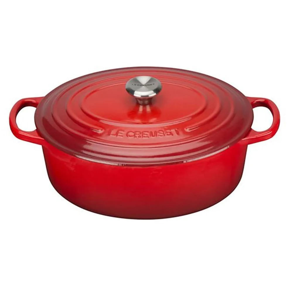 PANELA OVAL LE CREUSET 35CM SIGNATURE VERMELHO 211783506