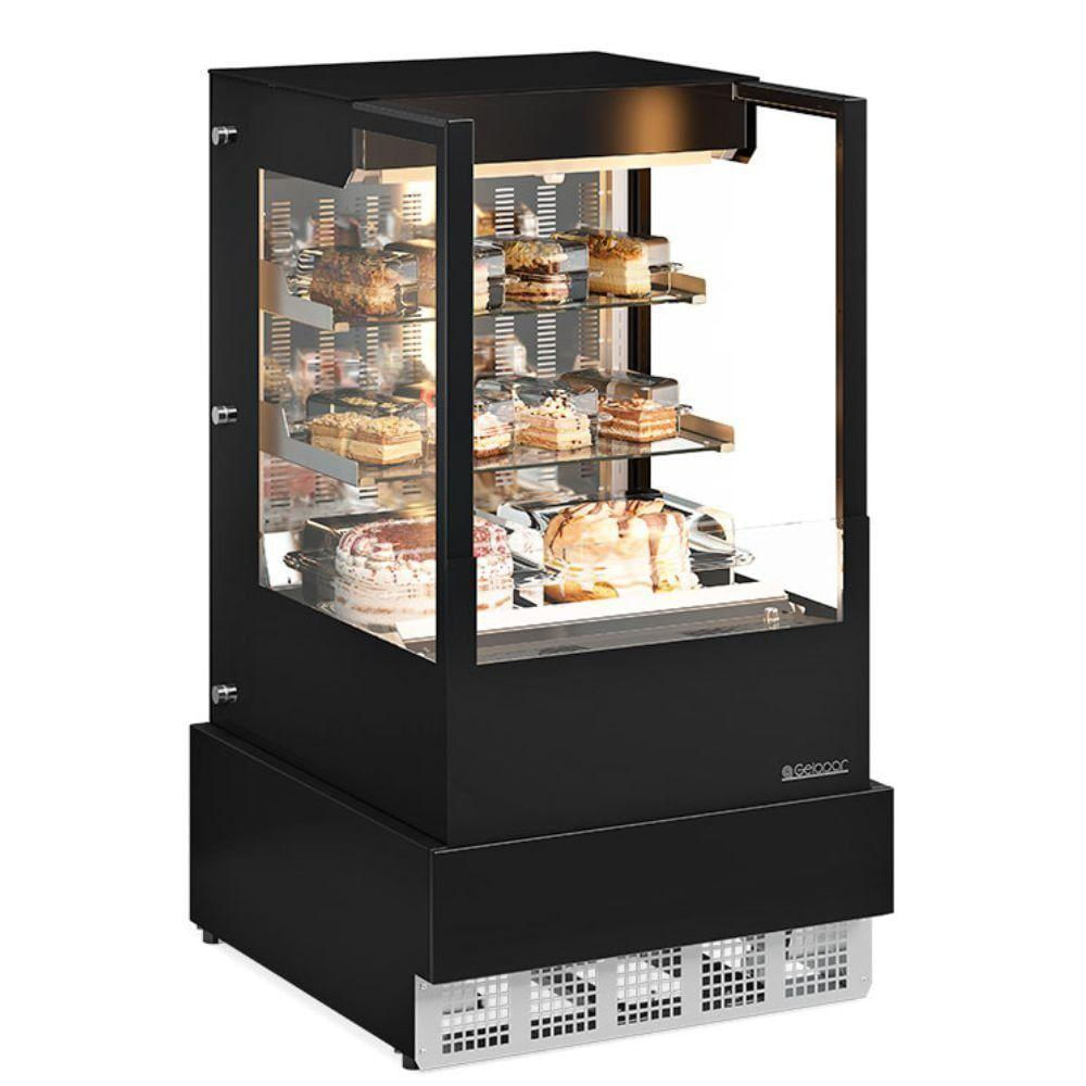 Vitrine Aberta Refrigerada Gourmet Ggea070 Gelopar Balcão Refrigerado Preto 220v