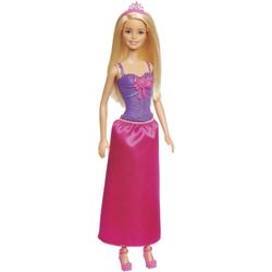Boneca Barbie Reinos Mágicos Baile de Princesas - Saia Rosa - Mattel