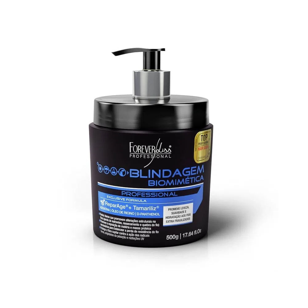 Blindagem Capilar Biomimética da Forever Liss 500g