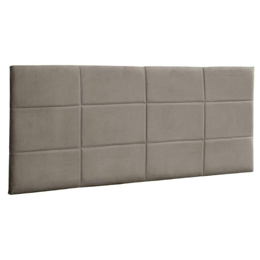 Painel Cabeceira Luna 1.58 Mt-Suede Bege/Gatmagazine