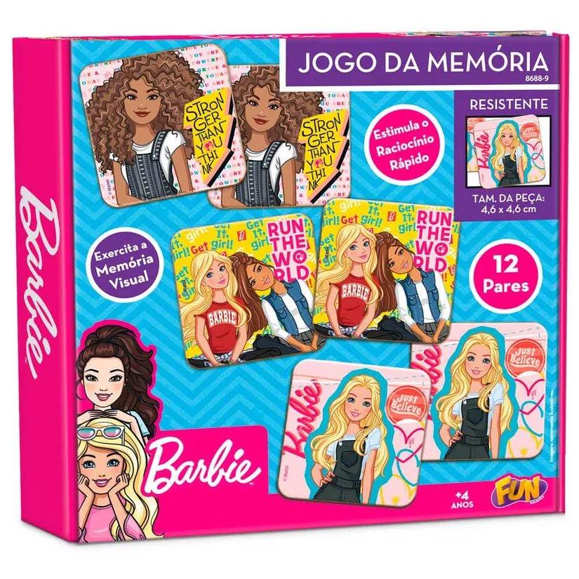 Jogo De Memória Grandão Barbie - Jak
