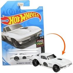 Carrinho Hot Wheels - Básico - Sortido - 64 CORVETTE STING RAY