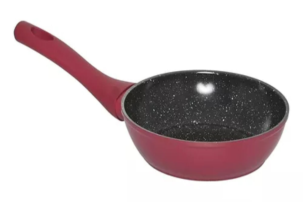 Frigideira Cerâmica Antiaderente 26cm Mimo Style Linha Rubi Cook Para Fogão Indução Panela De Aluminio Grande