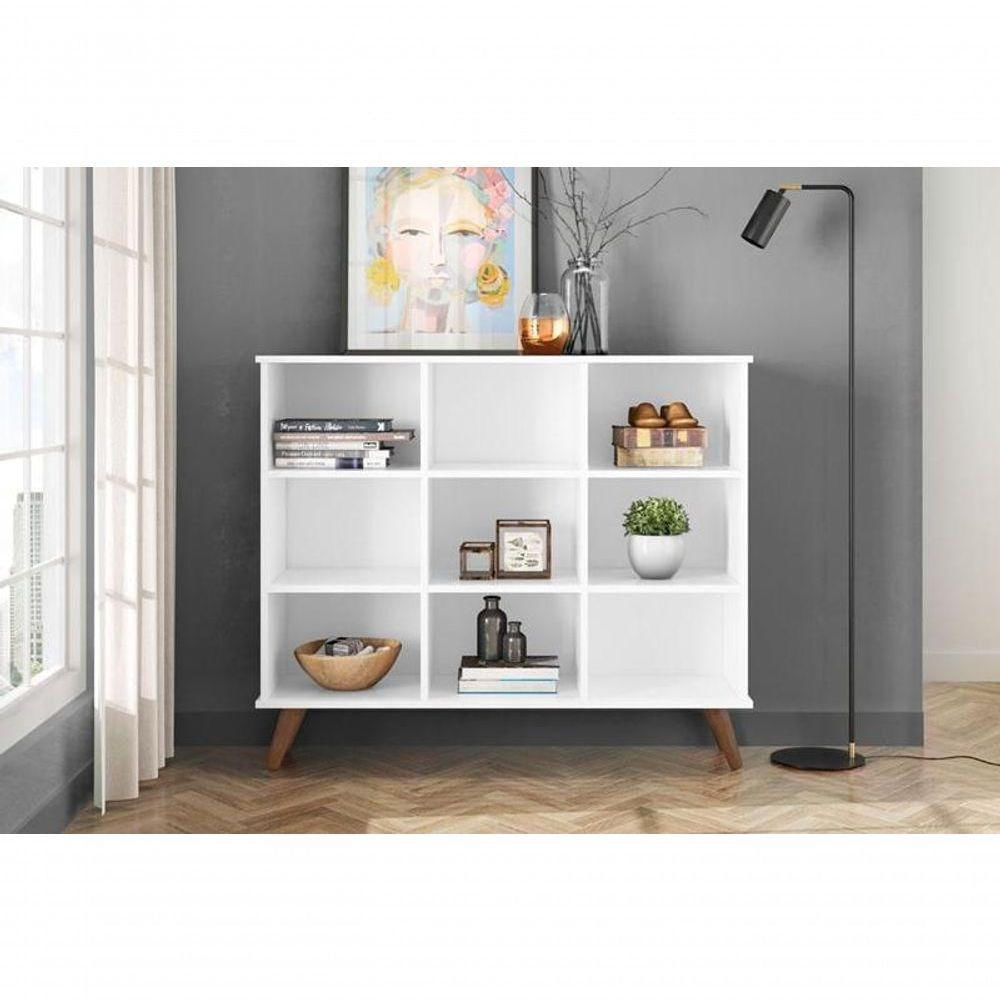 Nicho Organizador Retro 108 X 92,5Cm Branco - Qmovi