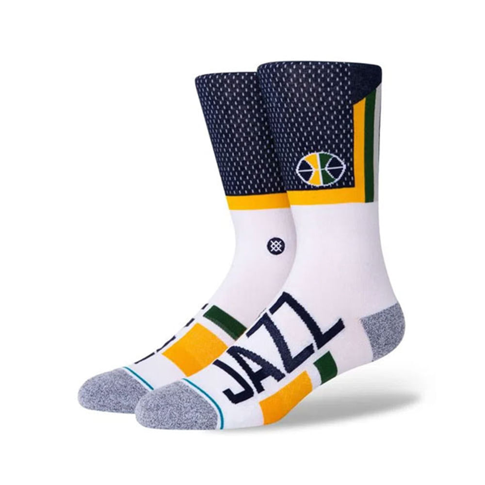 Meia NBA Jazz Shortcut 2 Marinho A545A20JSC-NVY - Stance Meia NBA Jazz Shortcut 2 Marinho - Stance