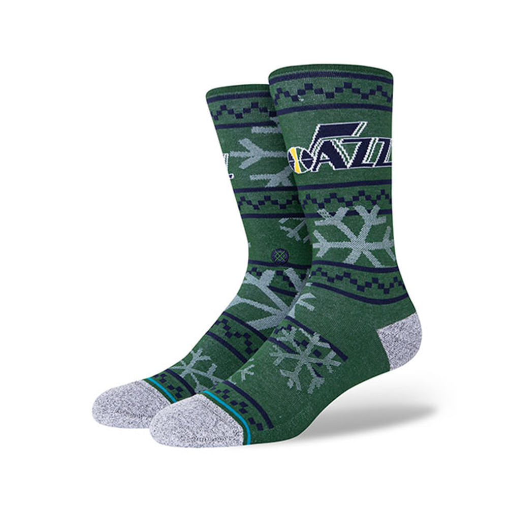 Meia NBA Jazz Frosted 2 Verde A545D21JAZ-GRN - Stance Meia NBA Jazz Frosted 2 Verde - Stance