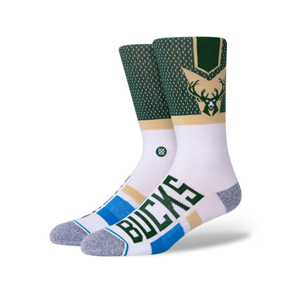 Meia NBA Bucks Shortcut 2 Verde A545A20BSC-GRN - Stance Meia NBA Bucks Shortcut 2 Verde - Stance