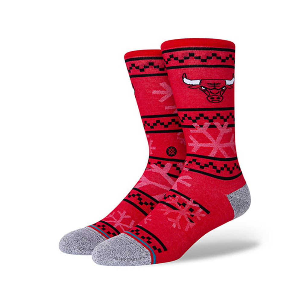 Meia NBA Bulls Frosted 2 Vermelha A545D21BUL-RED - Stance Meia NBA Bulls Frosted 2 Vermelha - Stance