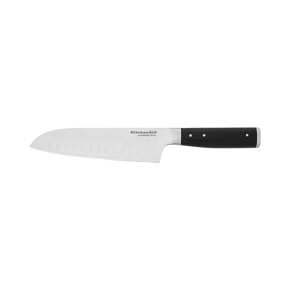 Faca Santoku com Bainha 7pol - KitchenAid Preto