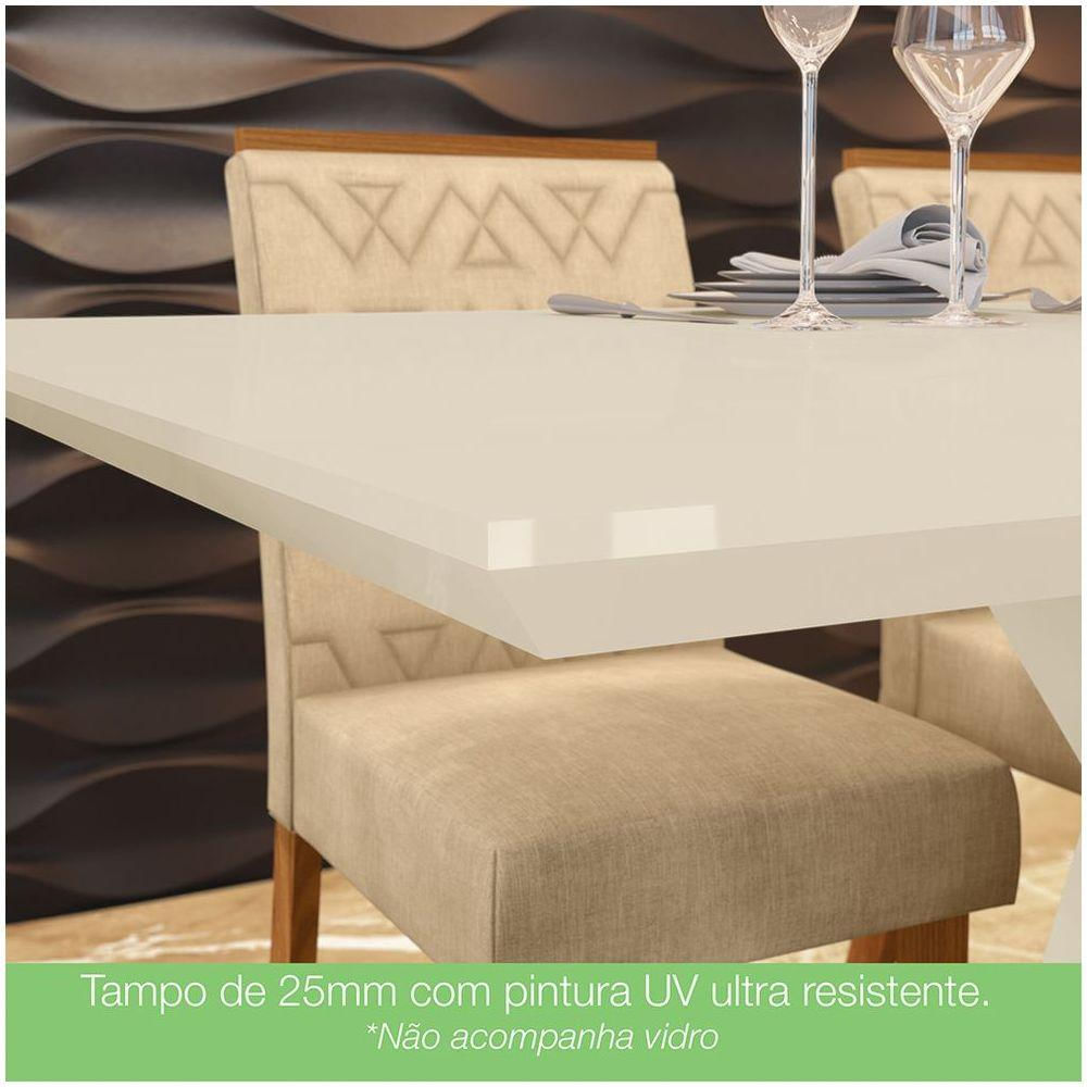 Mesa De Jantar Tampo Em Mdf 120cm Zuri Casa 812