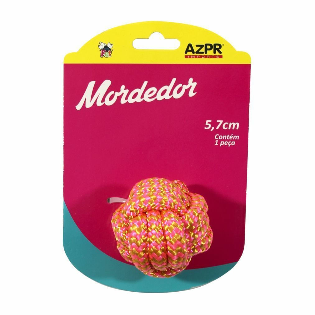 Mordedor Pet Corda Bola Entrelaçada Azpr