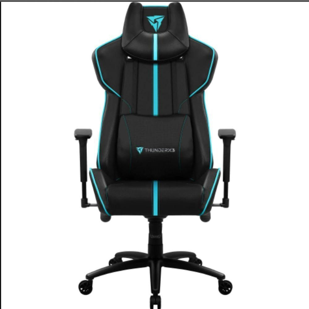 Cadeira Gamer Bc7 Larger 150Kg Black Cyan Thunderx3