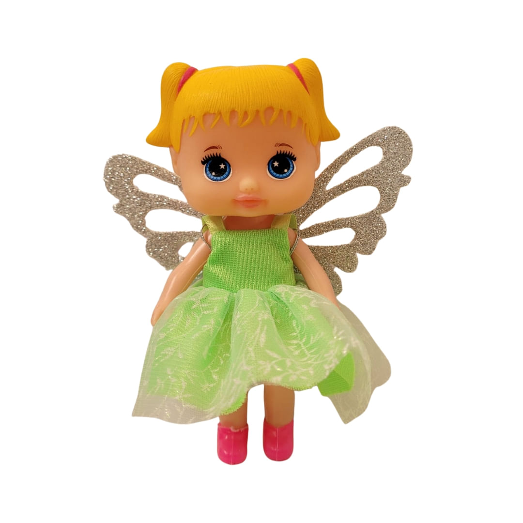 Boneca Lolinha Fadinha Verde - Anjo Toys