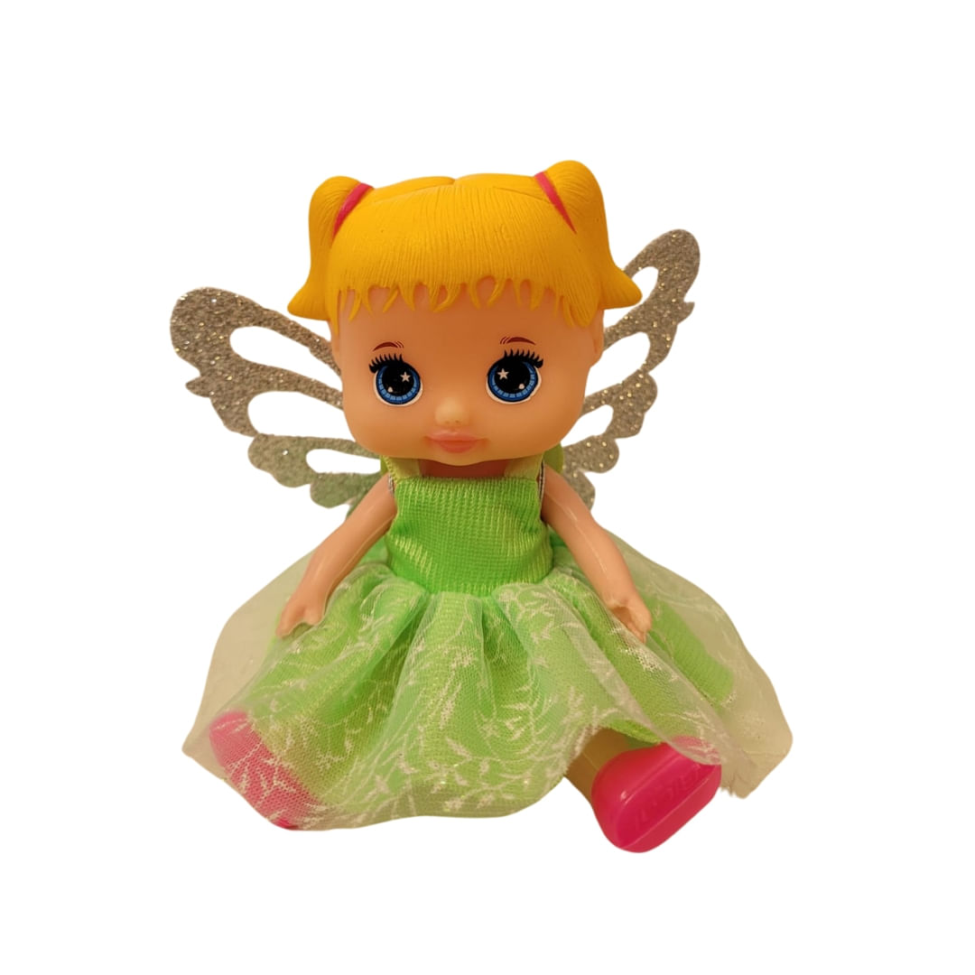 Boneca Lolinha Fadinha Verde - Anjo Toys