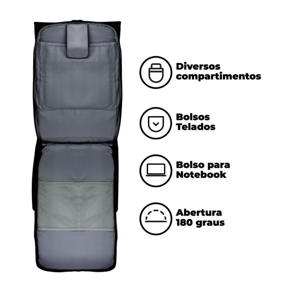 Mochila Locker compatível com notebook dell samsung macbook - Gshield