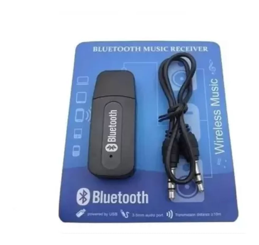 Adaptador Bluetooth Wireless P2 Musica Para Carro