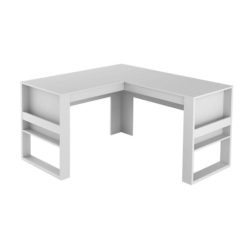 Mesa Para Escritório Em L Me4145 Branco/branco