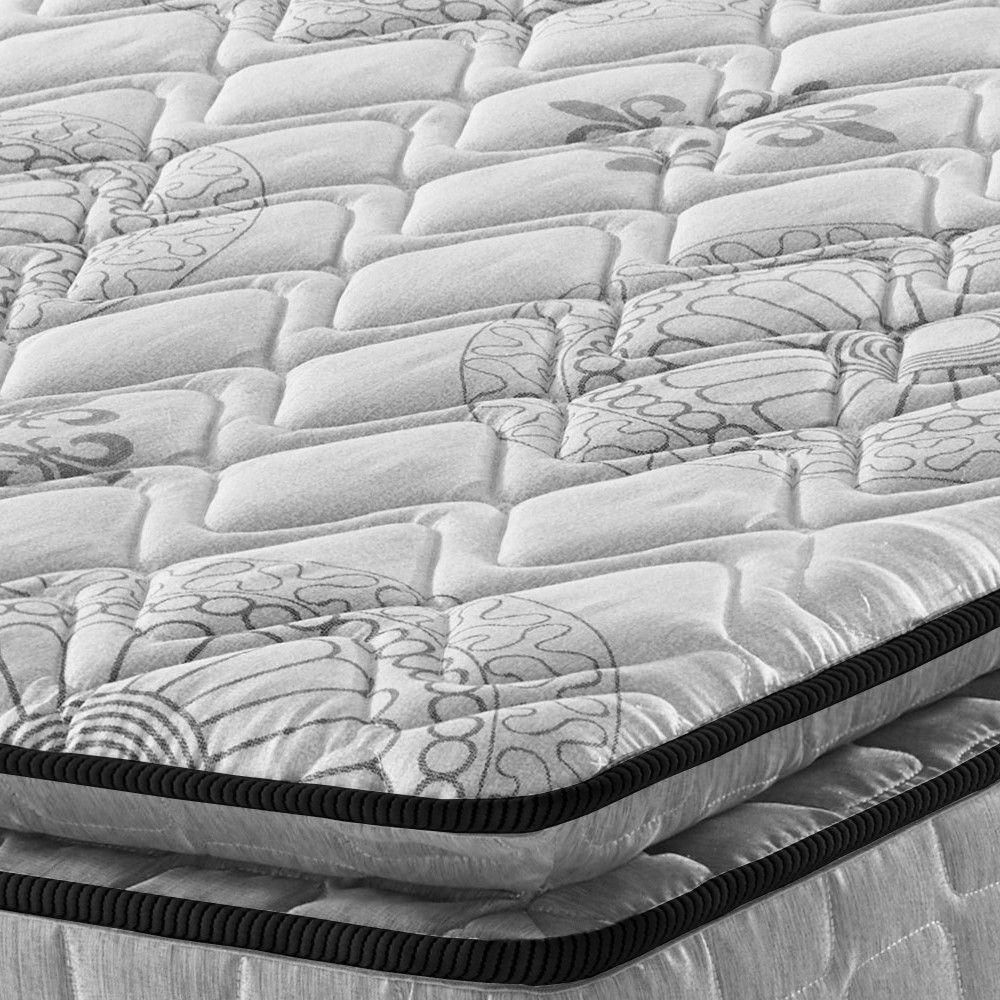 Colchão Viúva Hanover One Ortopédico Espuma D33 Pillow Top Cinza