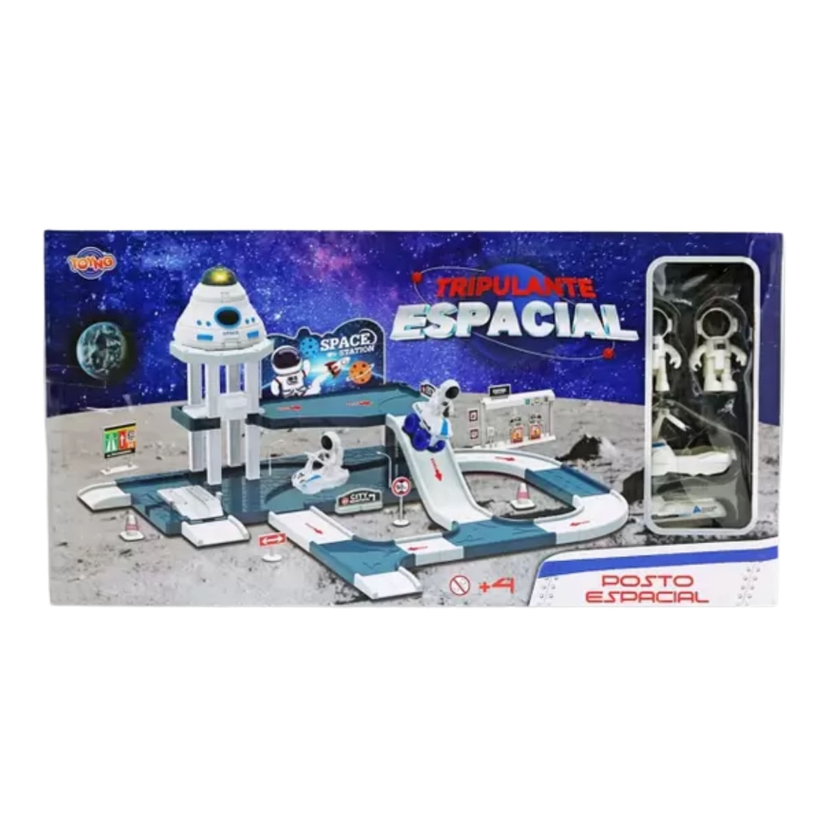 Brinquedo Posto Espacial Completo Com Luz - Toyng