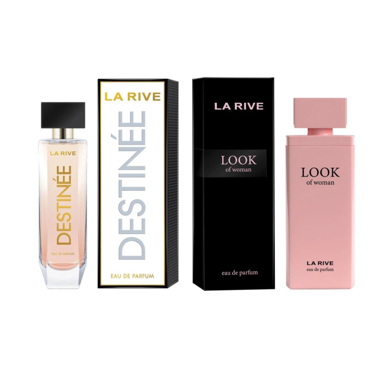 Kit 2 Perfumes Importado La Rive Destineé - Look Of Woman