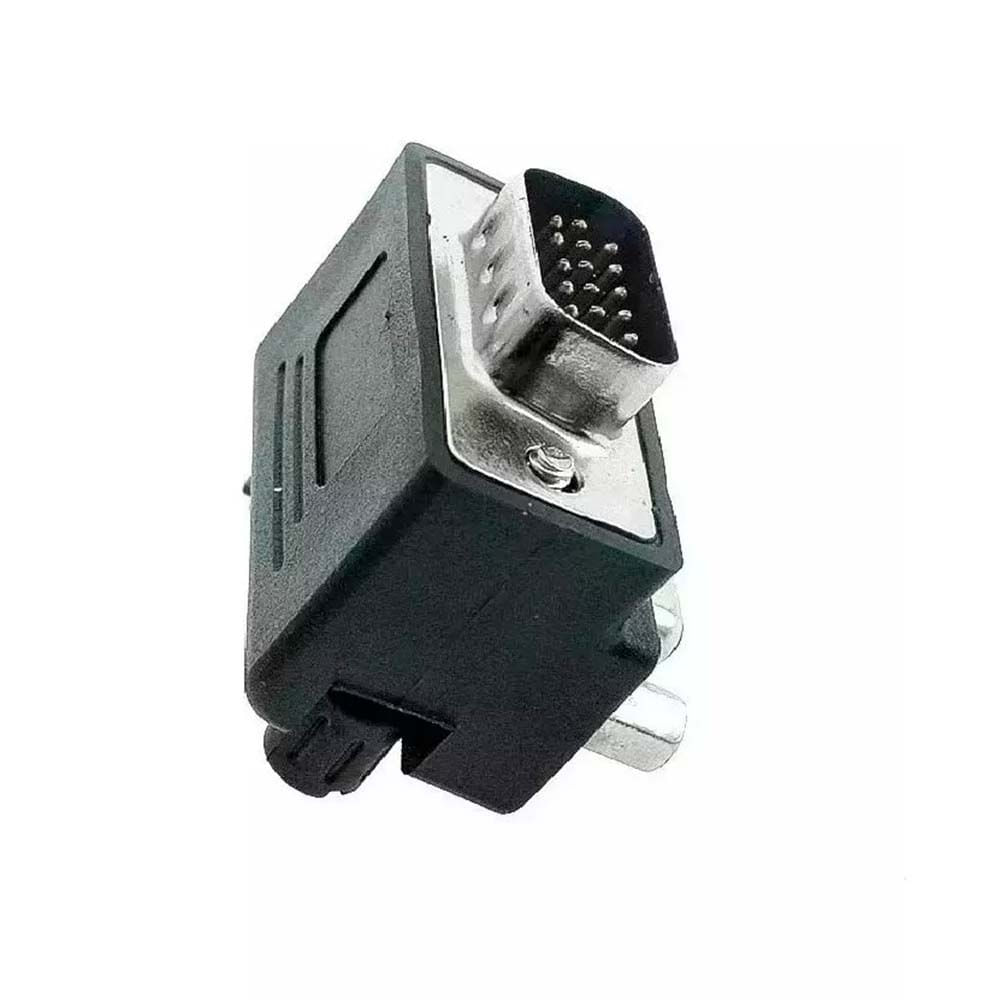 Adaptador VGA 90 graus MACHO x FEMÊA