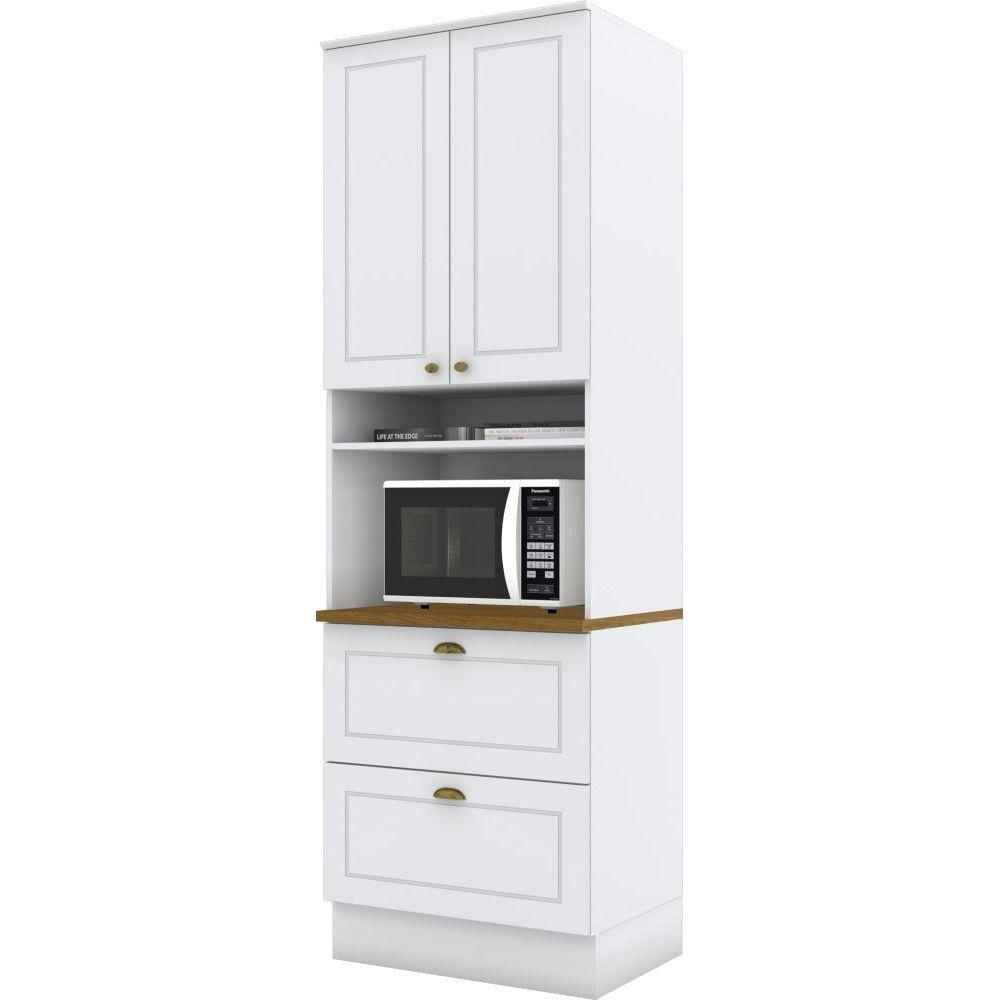 Paneleiro Torre Quente De Cozinha 1 Forno Americana Henn Branco Hp Com Nature