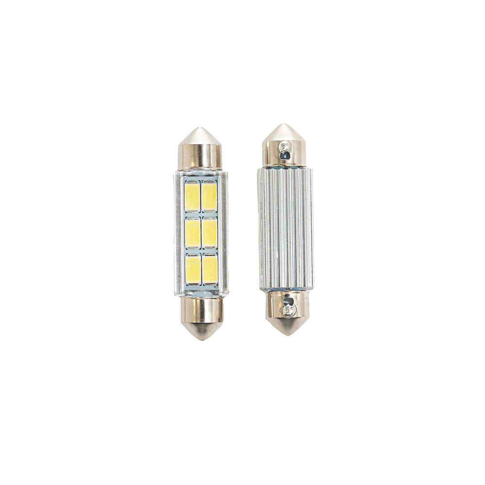 Lâmpada Led Automotiva Miniatura Branco Fluxo De 110 Lumens