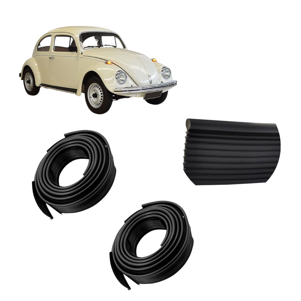 Par Galão Debrum do Paralama Tras Fusca 59 a 96 Preto
