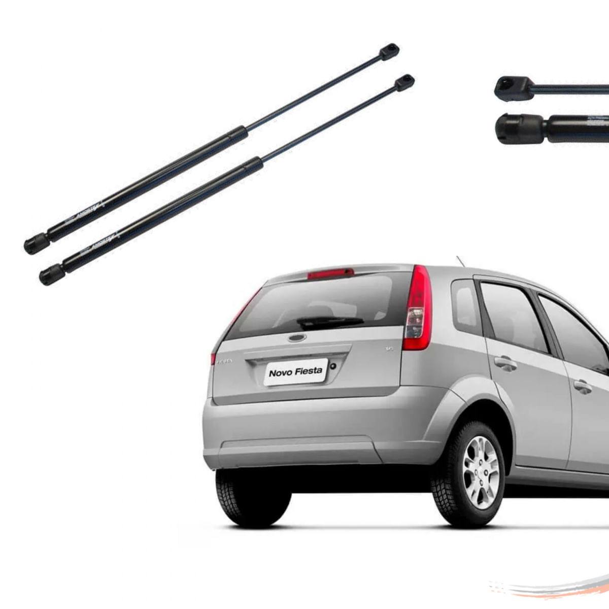 Par Amortecedores Porta-Malas Ford Fiesta Hatch G1 96 a 06