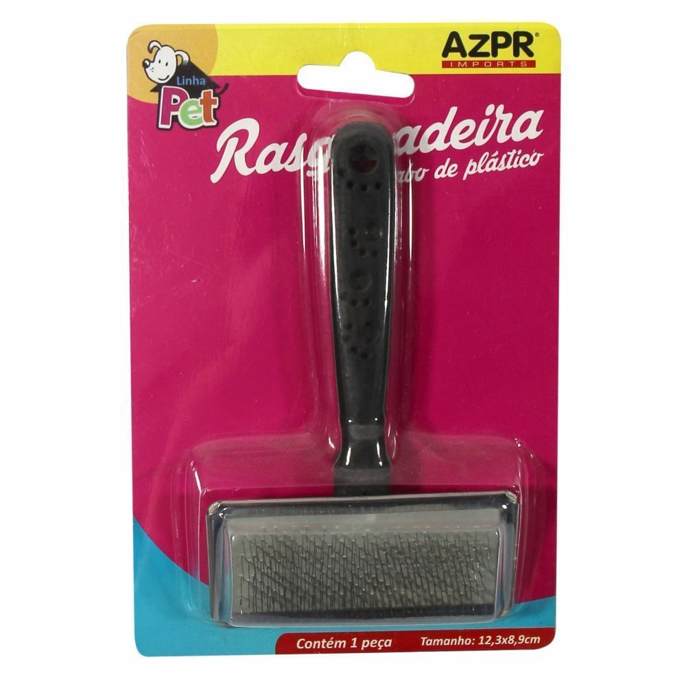 Rasqueadeira Pet 12,3X8,9 Cm Cor Sortida Azpr