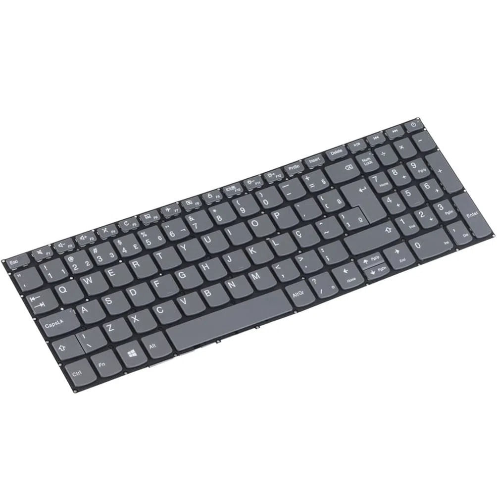 Teclado para Notebook Lenovo Ideapad 320 KB-LE113 - Portugues BR Cinza