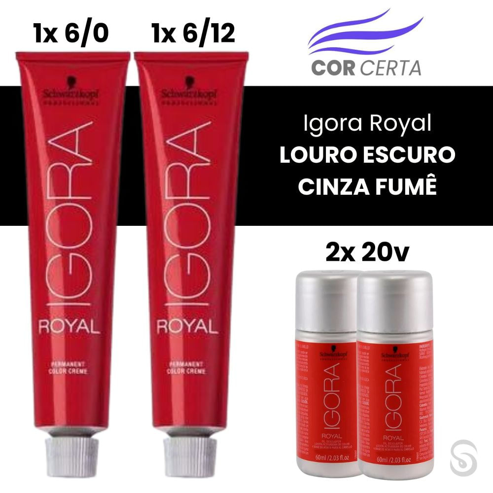 Igora Royal LOURO ESCURO CINZA FUMÊ