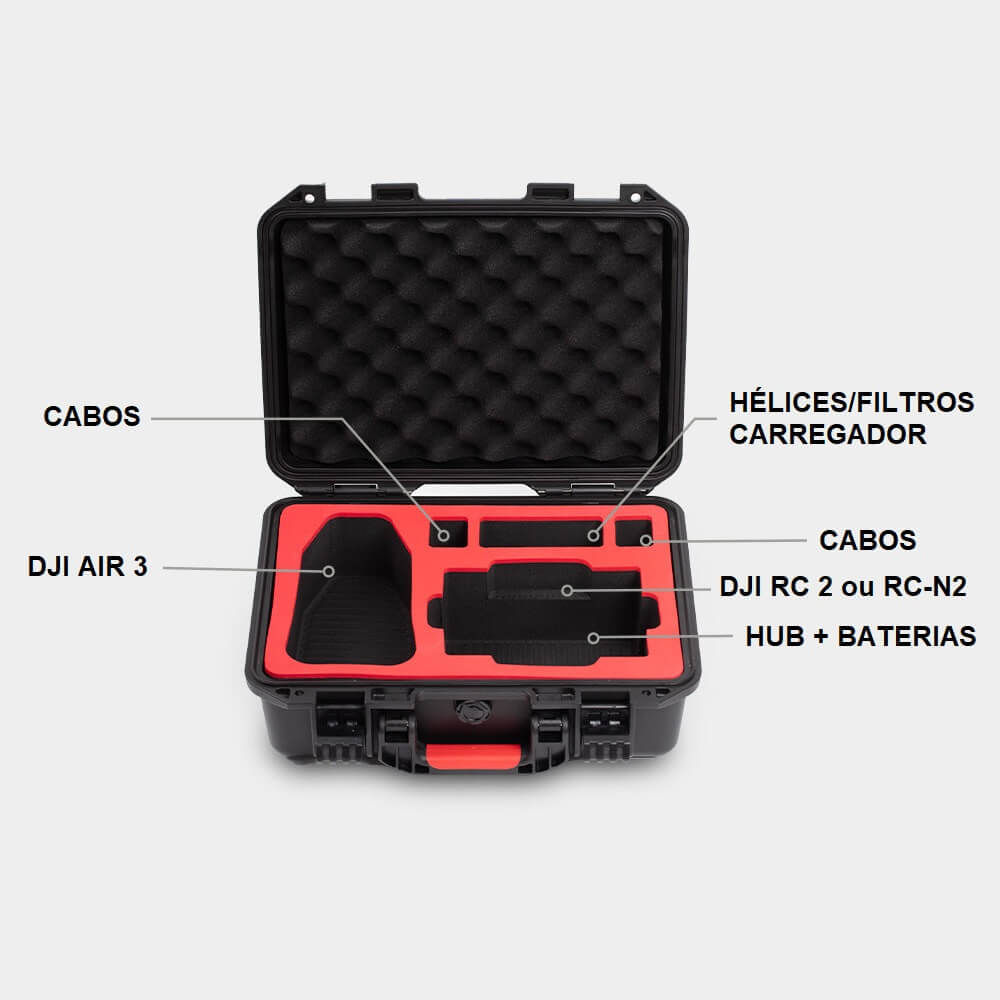 Maleta Estanque para Drone DJI Air 3 - Pgytech