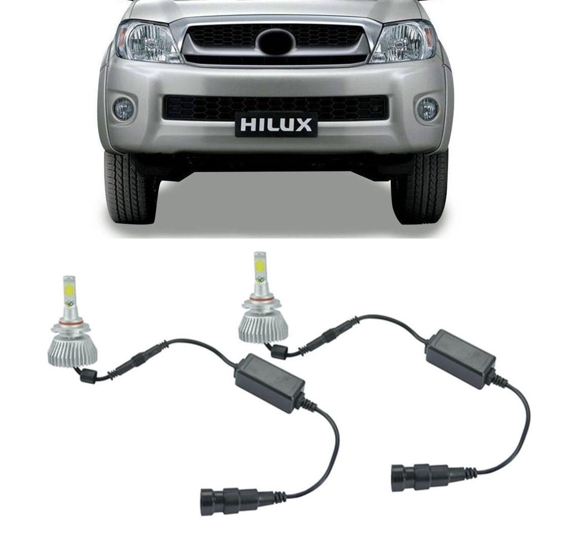 Kit Lâmpadas Super Led Farol de Milha Hilux SW4 2006 à 2012