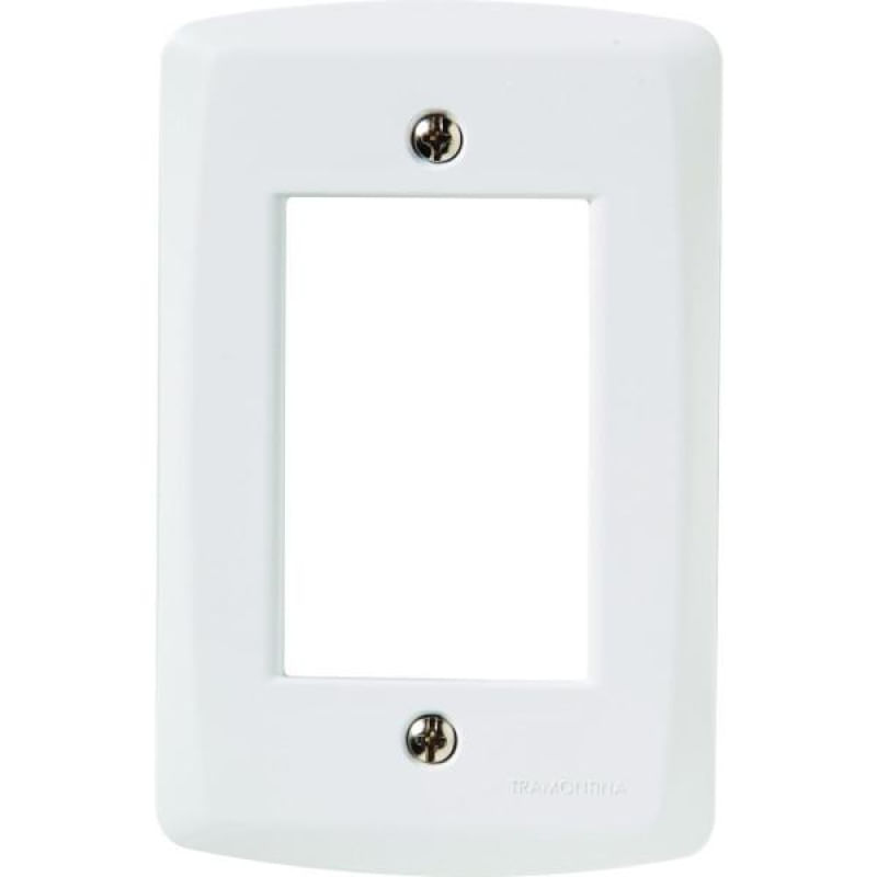 Placa 3 Postos 4x2 Tramontina Lux² Branca