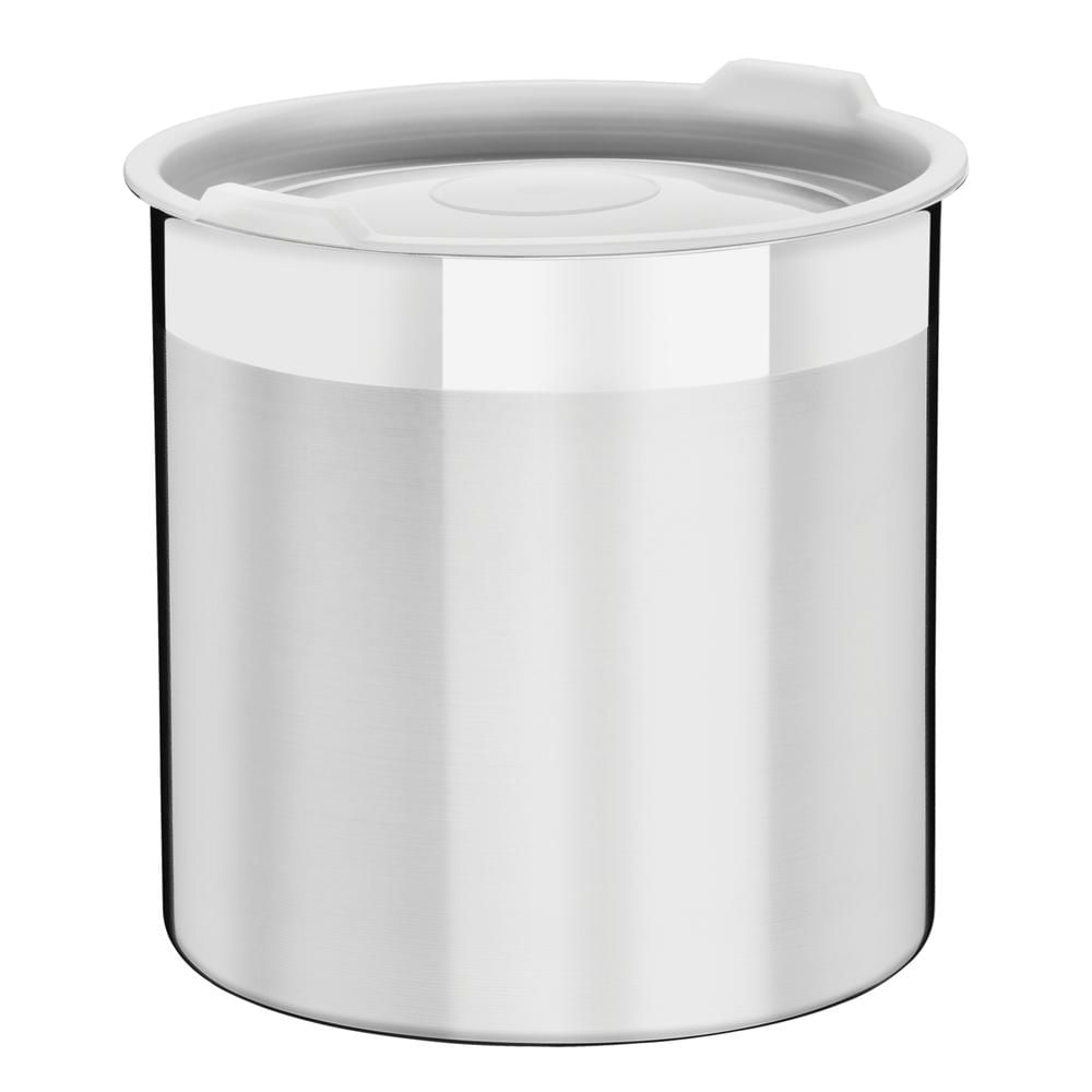 Pote Tramontina Cucina em Aço Inox para Mantimentos com Tampa Plastica 18,5 cm 5,2 L