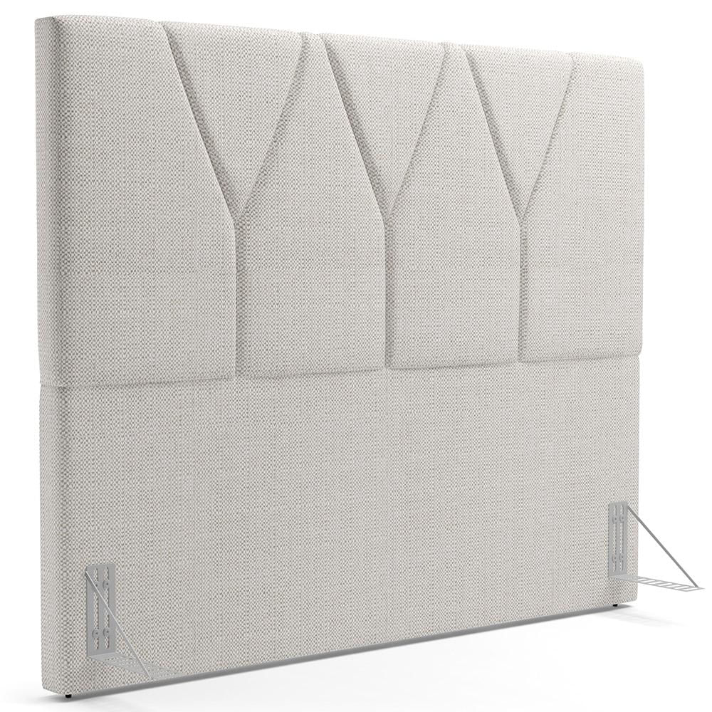 Cabeceira Cama Box Casal 140 cm Aurora W01 Linho Champagne - Lyam Decor