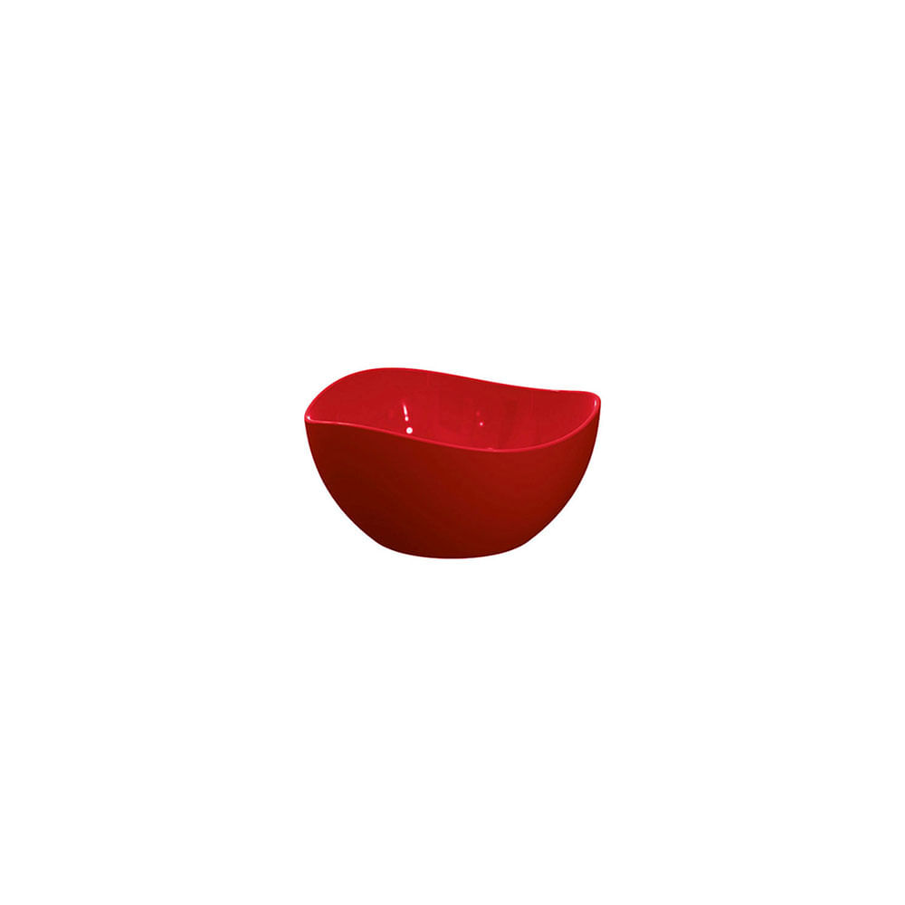 Tigela Bowl Sobremesa Cremeira Pote 300ml Vermelho 1un