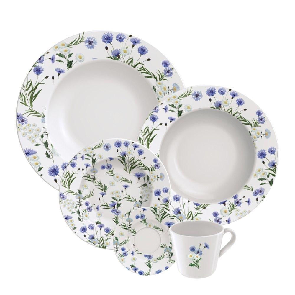 Aparelho Jantar Porcelana 20 Peças Ana Alice Tramontina