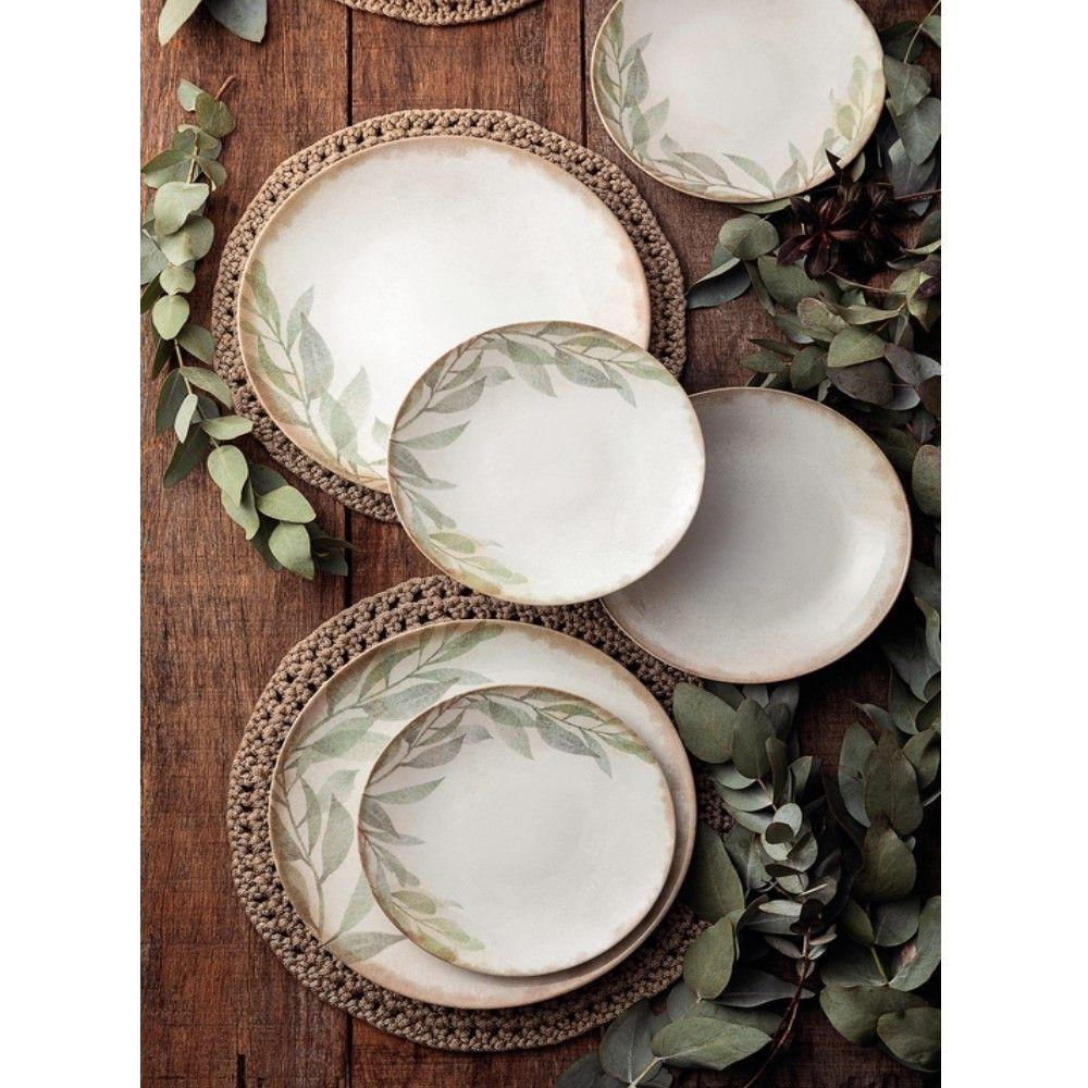 Aparelho De Jantar De Porcelana 20 Peças Natur Tramontina