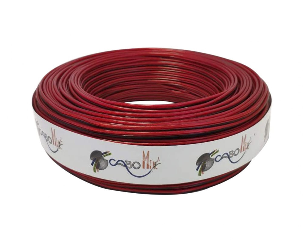 Fio Som Bicolor 2x16-1,00 100m Alum Cobreado