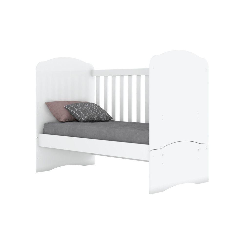 Quarto Infantil Flocos Com Cômoda Casa 812 Branco