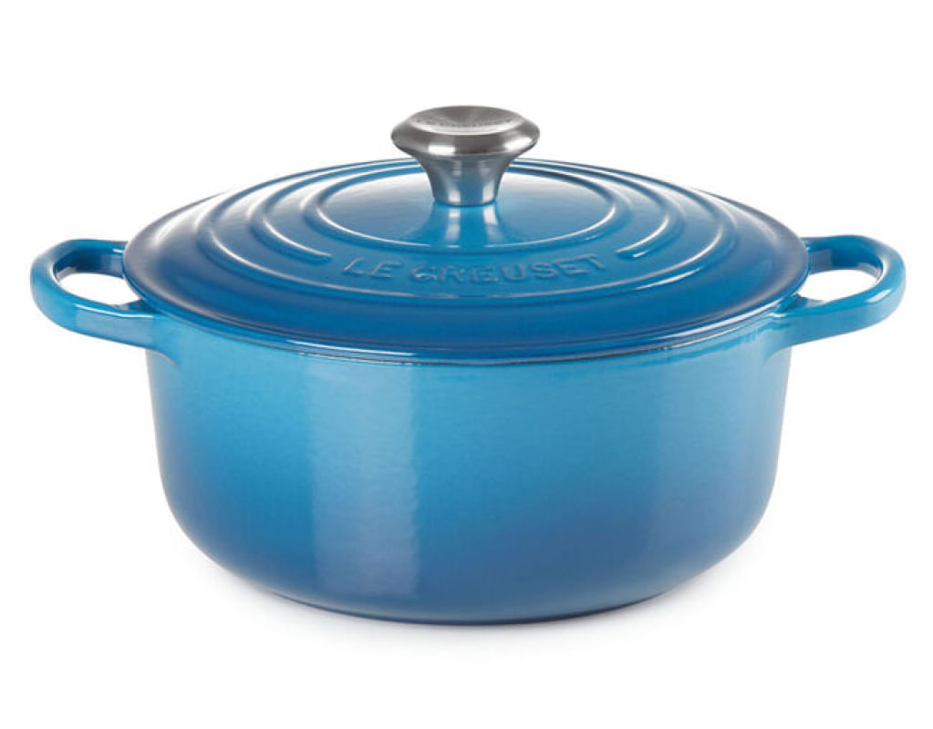 PANELA REDONDA LE CREUSET 18CM SIGNATURE AZUL MARSEILLE 21177182002430