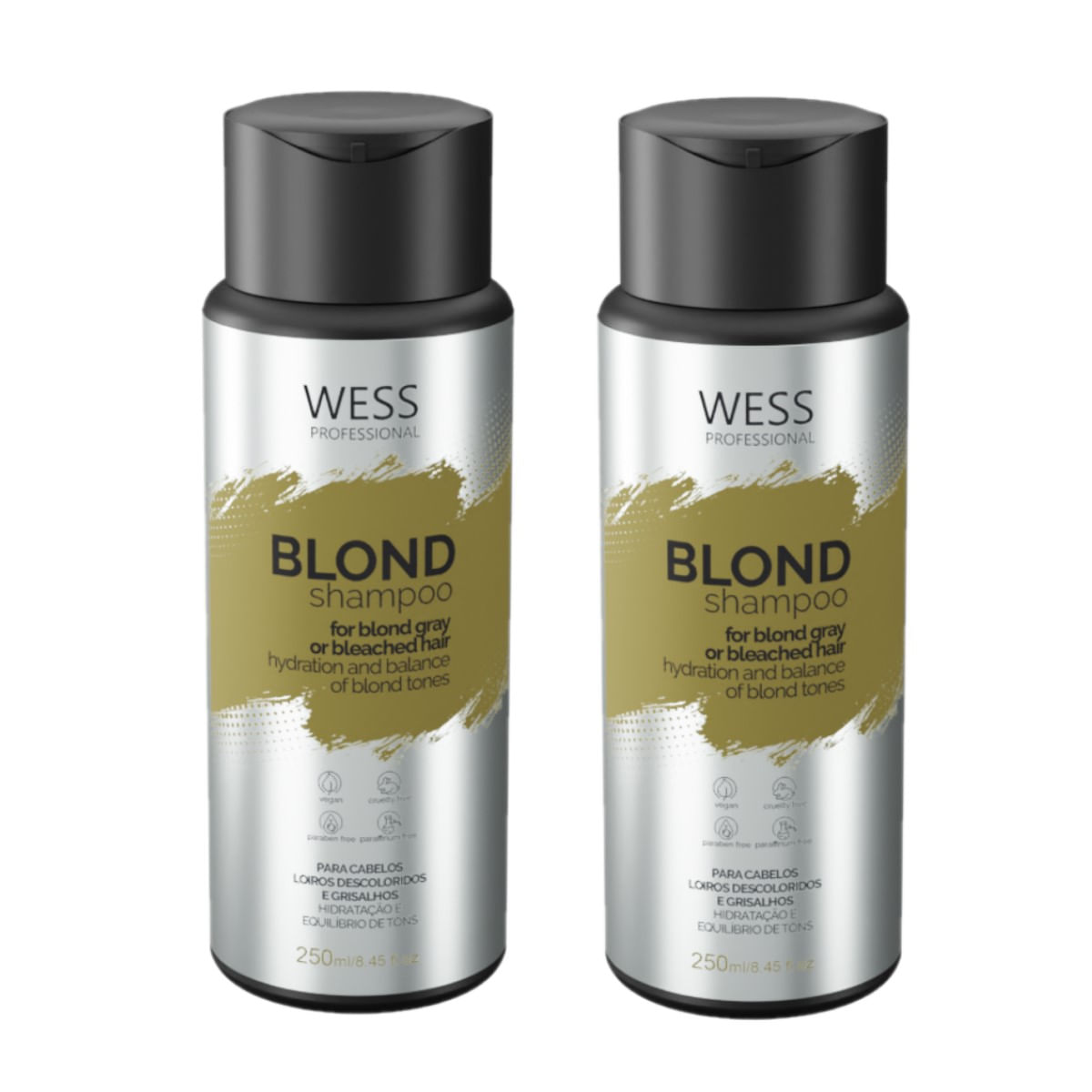 Kit Wess Blond 2 Shampoos 250ml