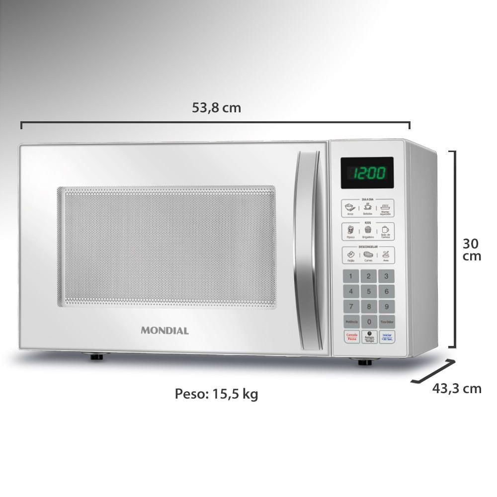 Micro-ondas 34l Mondial Mo-02-34-w 127v/60hz . 110