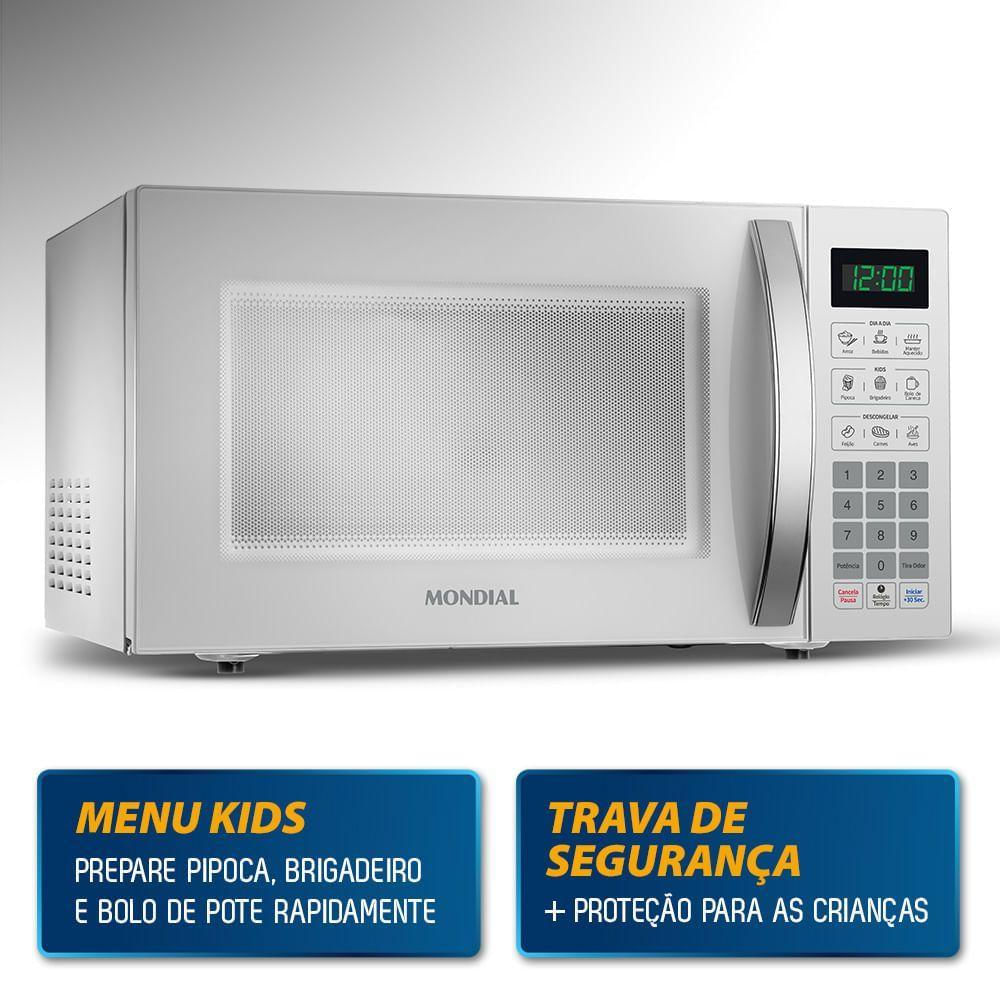 Micro-ondas 34l Mondial Mo-02-34-w 127v/60hz . 110