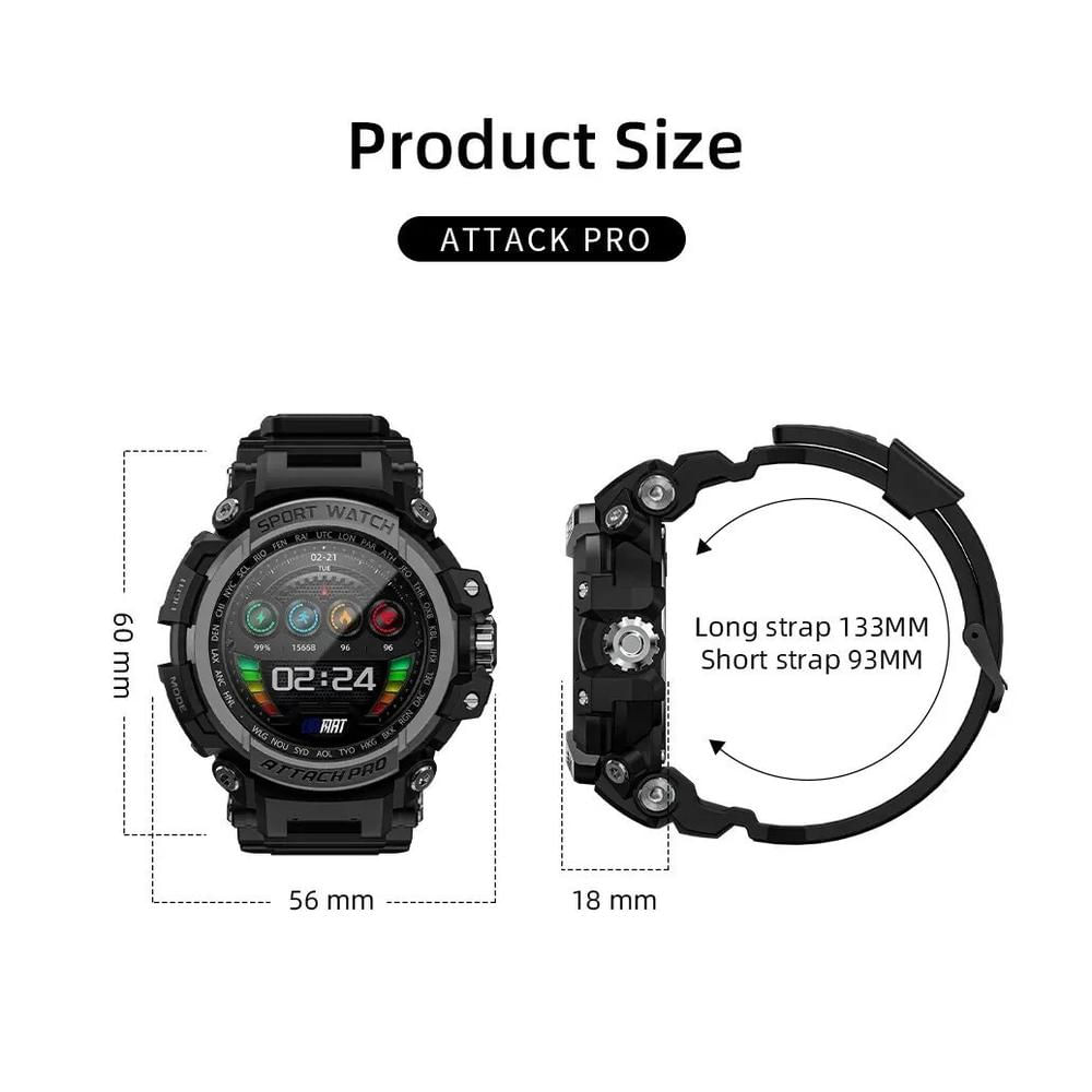 SmartWatch Fitness Watch IP68 Função de Detecção Verde