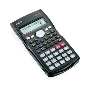 Calculadora Cientifica Elgin 240 Funções com 12 Digitos Preta